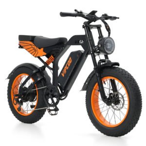 vipcoo vm6 e bike 20″ fat tire | 750w 48v | dual suspension & 75km range