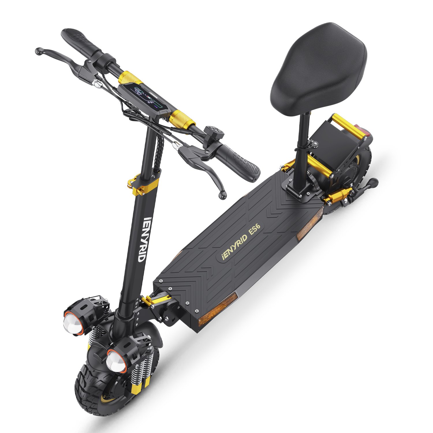 ienyrid es6 dual motor electric scooter — 2000w, 48v/20.8ah, 10" off road tires ienyrid es6 dual motor electric scooter — 2000w, 48v/20.8ah, 10" off road tires